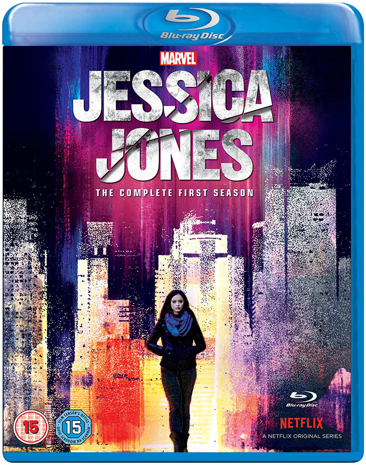 MARVEL’S JESSICA JONES Season 1 [Blu-ray] w/ Slipcover Marvel Netflix TV Show