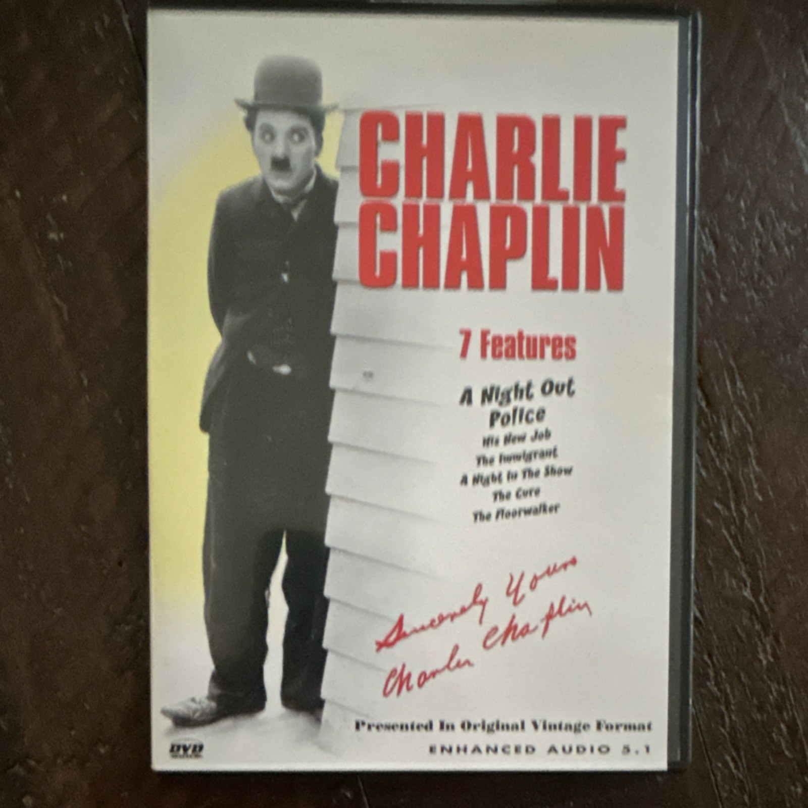 Platinum Charlie Chaplin 8 DVD Box Set Over 18 Hours Digitally Enhanced Audio
