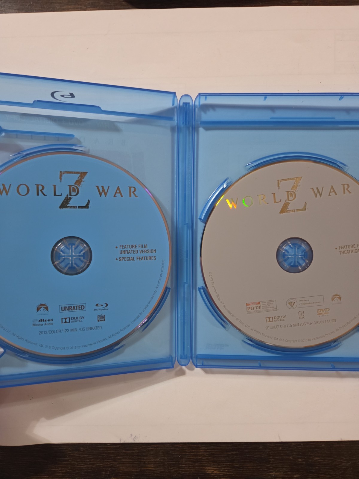 blu ray action movies lot World War Z, Transformers 1-3, Gladiator, Pacific Rim+