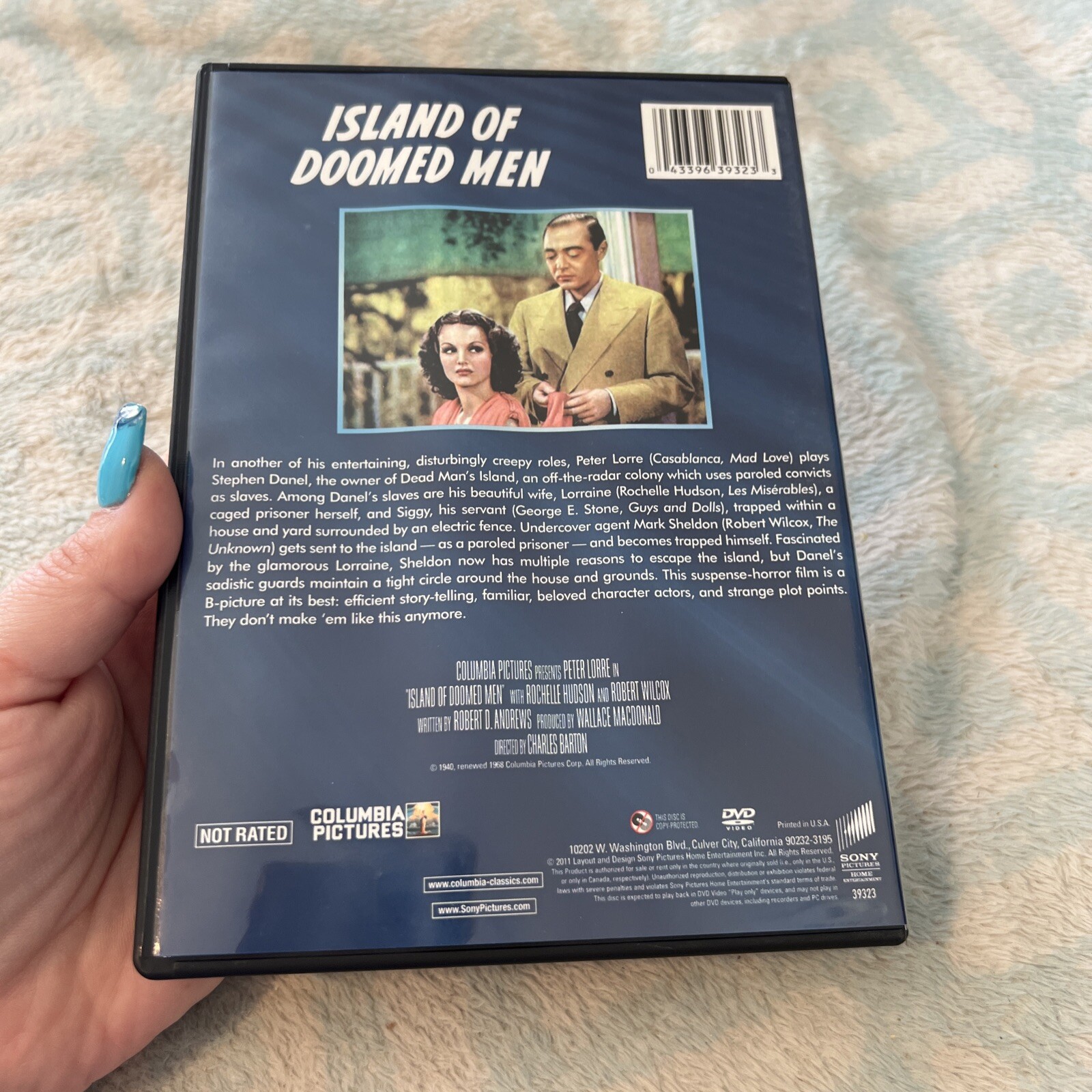 Island Of Doomed Men (1940) DVD – Peter Lorre, Rochelle Hudson, Charles Barton