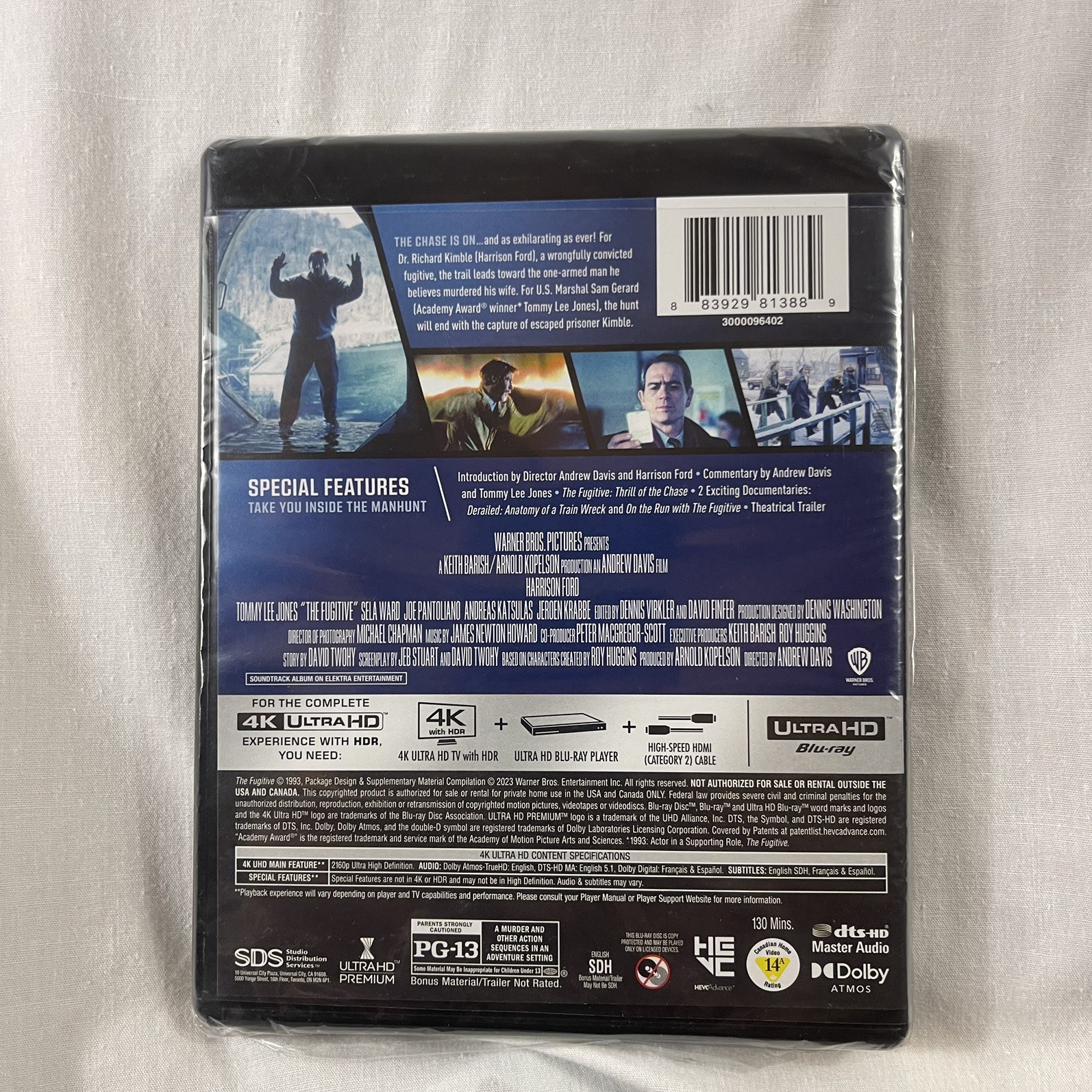 The Fugitive [1993] 4K-UHD -Harrison Ford – Tommy Lee Jones