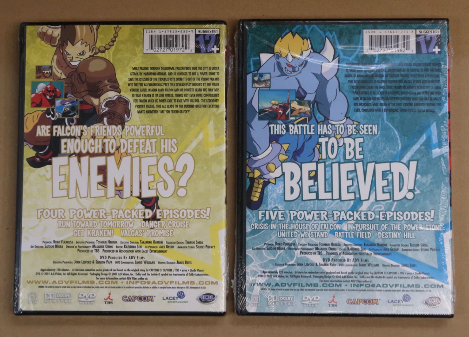 Power Stone – 6 DVD Set Volume 1; 2; 3; 4; 5; 6 (DVD, 2001) Anime CAPCOM New