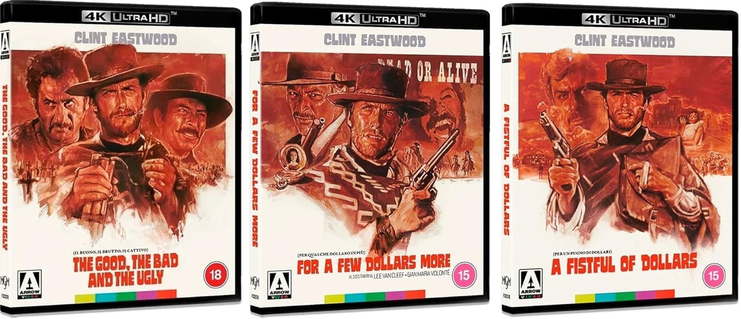 The Dollars Trilogy – Limited Special Edition [4K UHD+ Blu-ray] [Region Free]