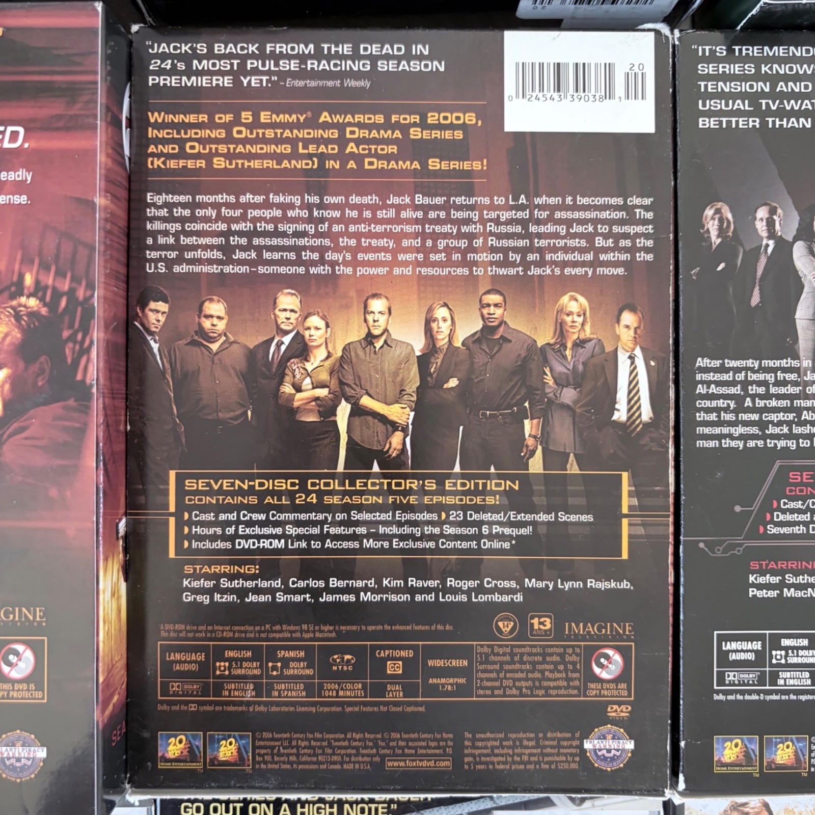 24 Complete Series Seasons 1-8 DVD plus bonus Set Kiefer Sutherland Redemption