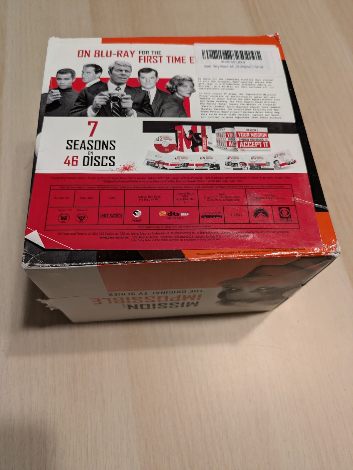 Mission: Impossible, The Complete Original TV Series (BLU RAY Box Set) 46 Discs
