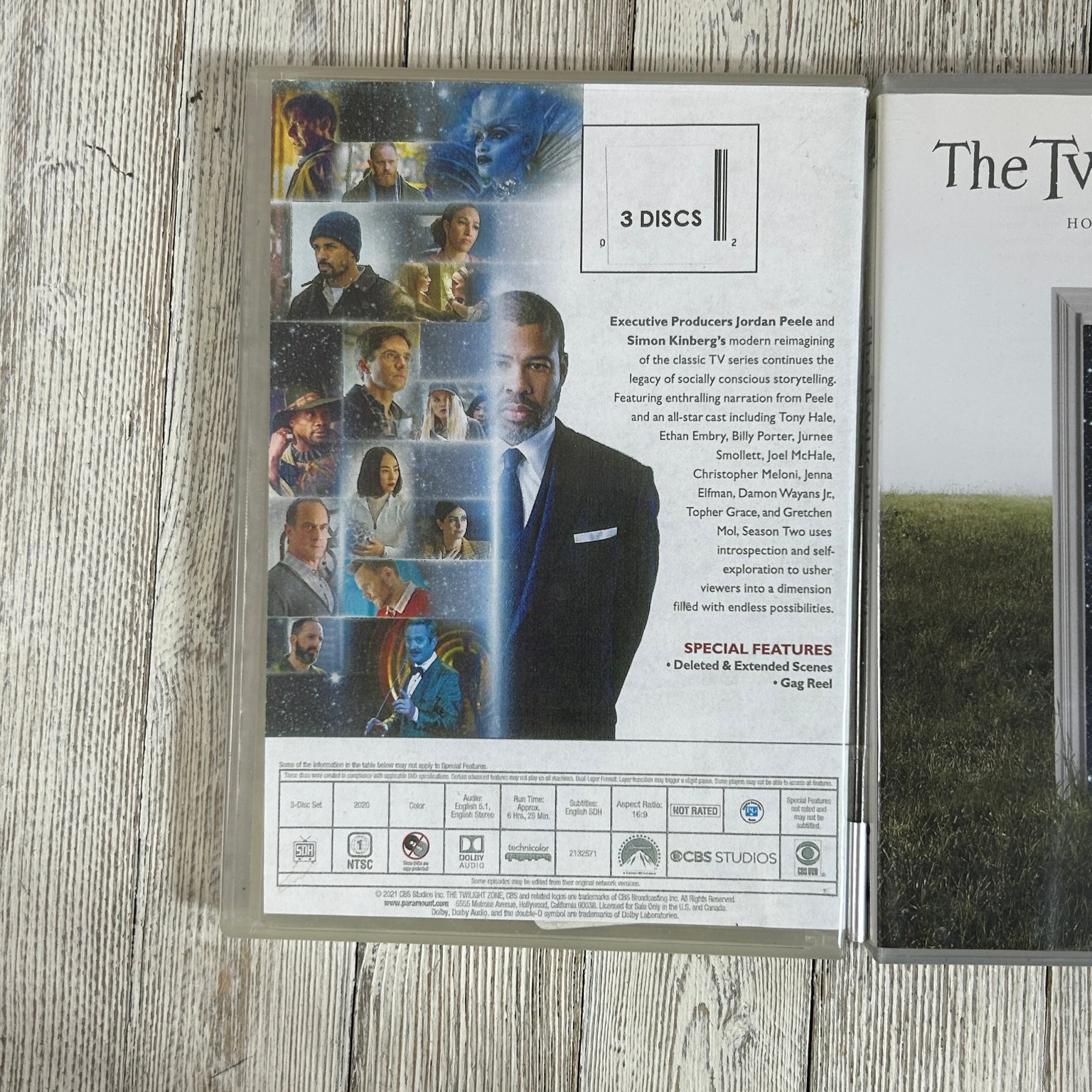 The Twilight Zone Season 2 DVD 2020 Jordan Peele Billy Porter Topher Grace
