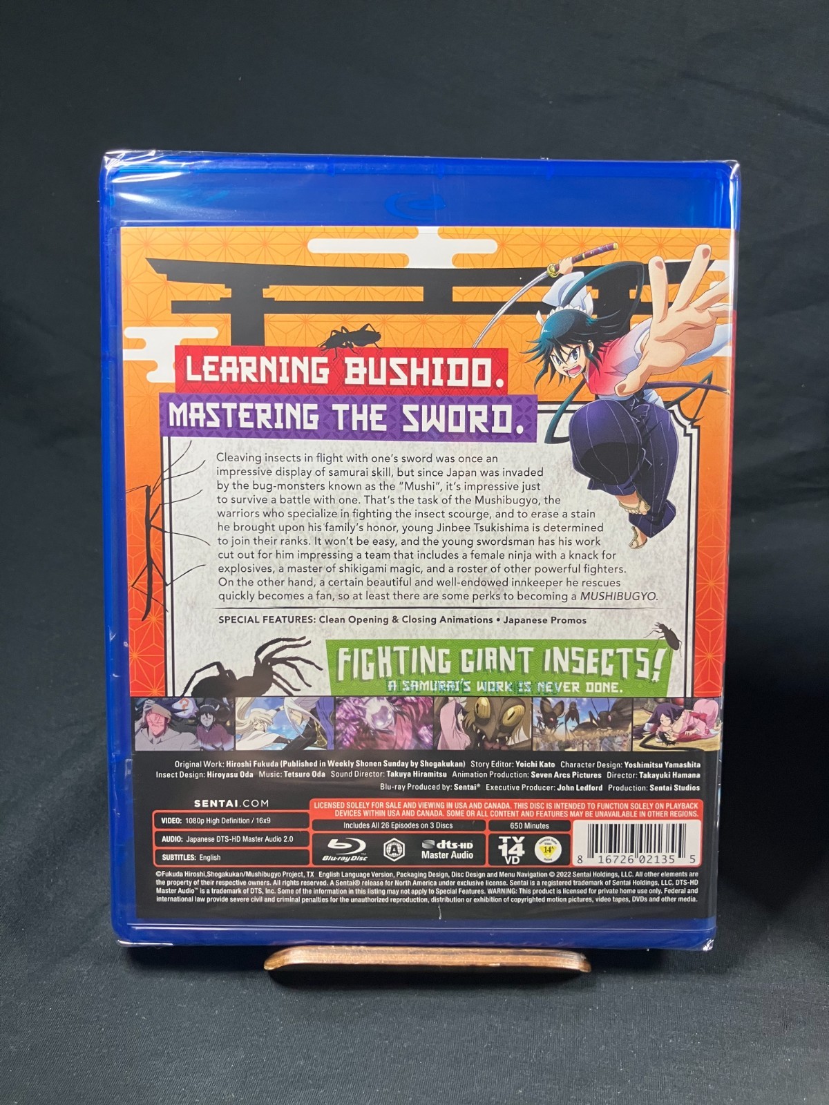 Mushibugyo Complete TV Series and OVA Anime Blu-ray Bundle New