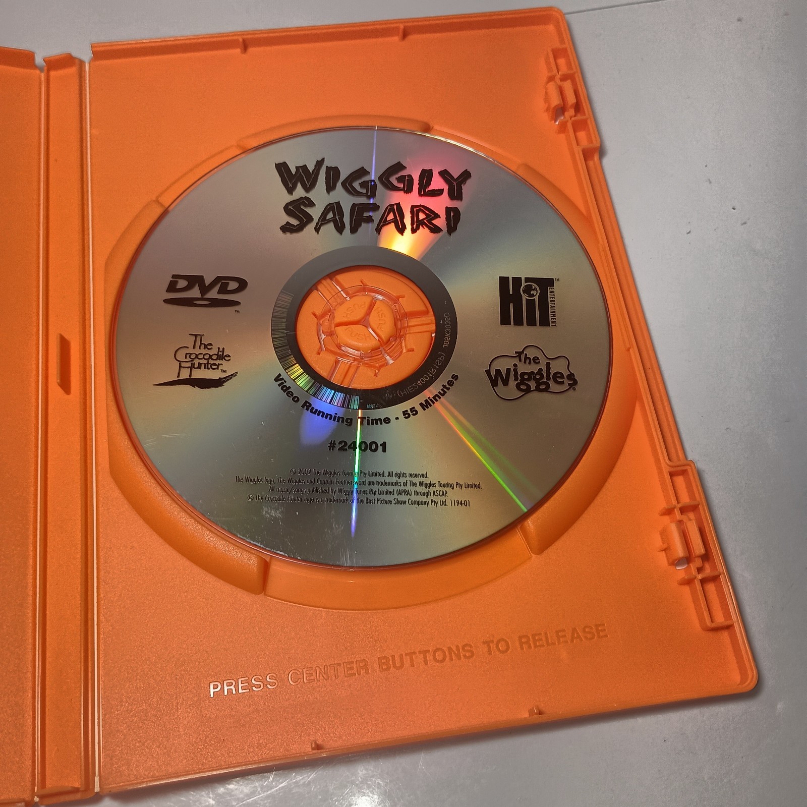 Rare The Wiggles – Wiggly Safari DVD 2002 With The Crocodile Hunter Steve Irwin