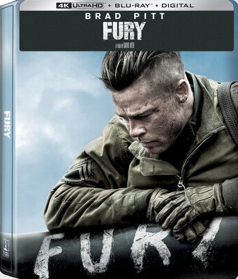 Steelbook Fury (4K UHD / Blu-ray + Digital) NEW