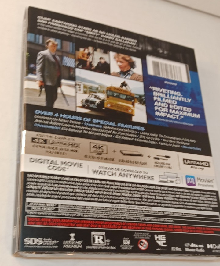 Dirty Harry 1971 (4K)-SLIPCOVER -Brand NEW (Sealed)- Shipping with Tracking