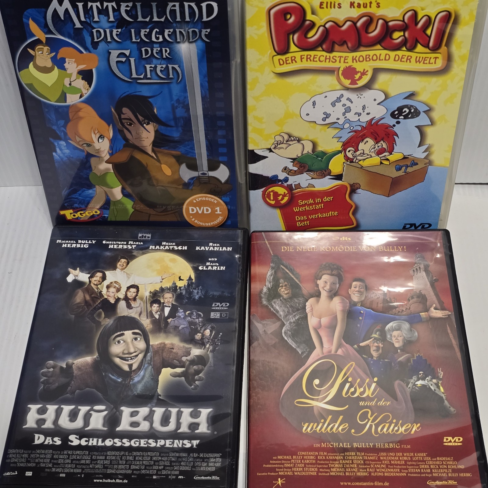 Lot of 40+ German-language DVDs & 3 CDs – Movies, Shows sold as set – Like New