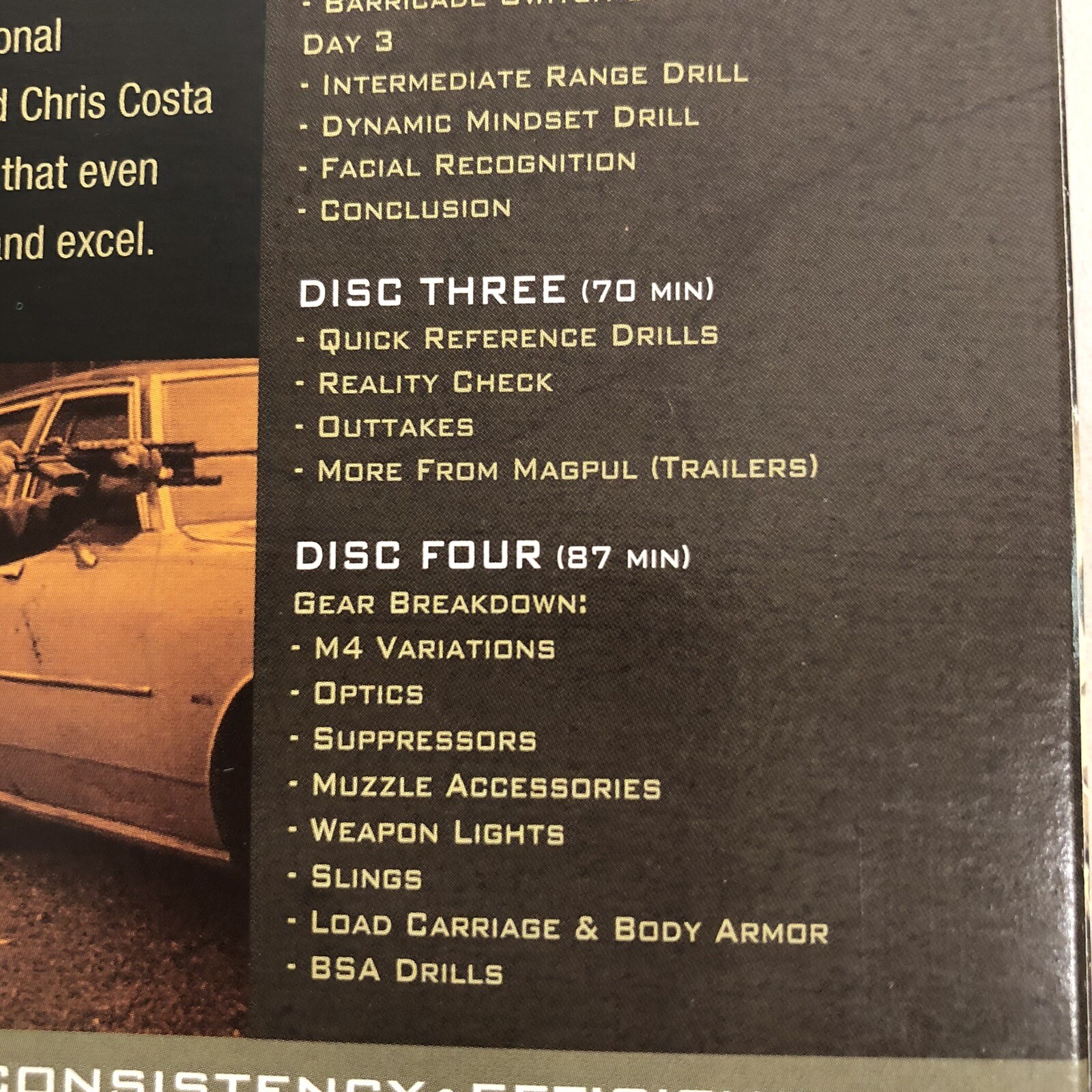 The Art Of Tactical Carbine Volume 2 DVD 4 Disc Set
