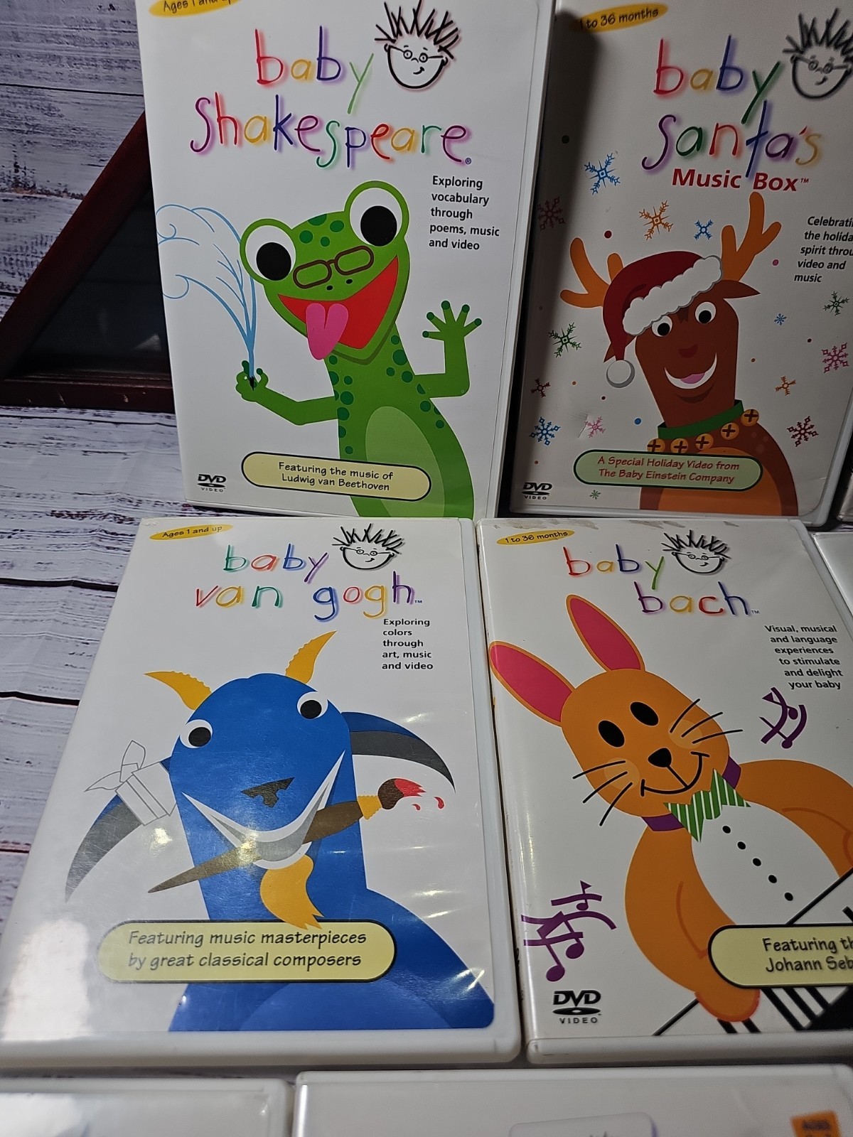 Baby Einstein DVD Collection 10 Disc Lot Educational Sensory Disney Baby