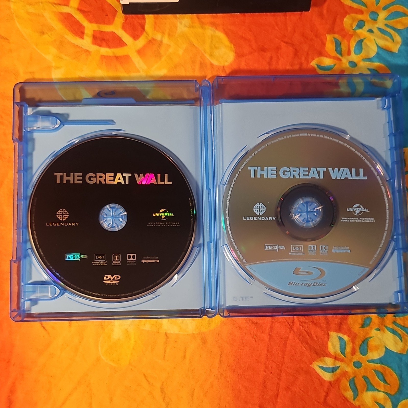 Universal The Great Wall Blu-ray+DVD+Digital HD Matt Damon Zhang Yimou PG-13
