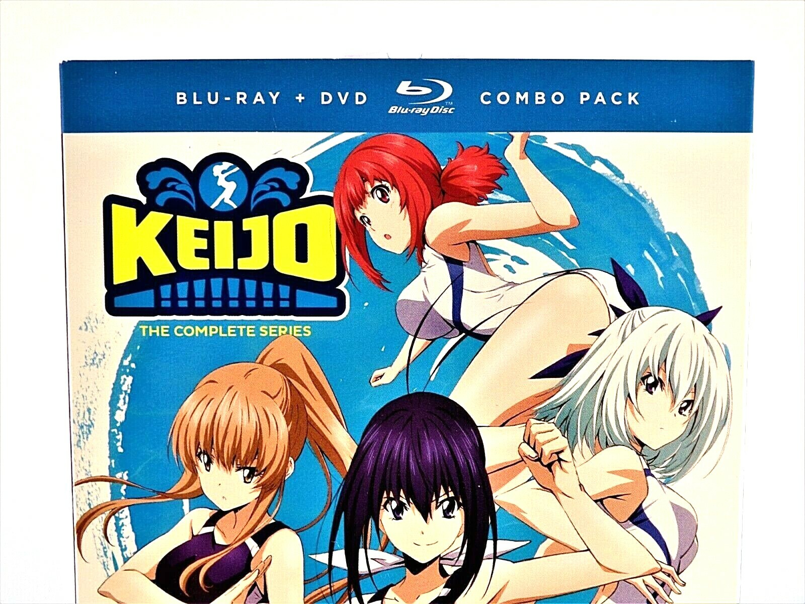 Keijo: The Complete Anime Series (Blu-ray/DVD Disc, 2018, 4-Disc Set) BRAND NEW