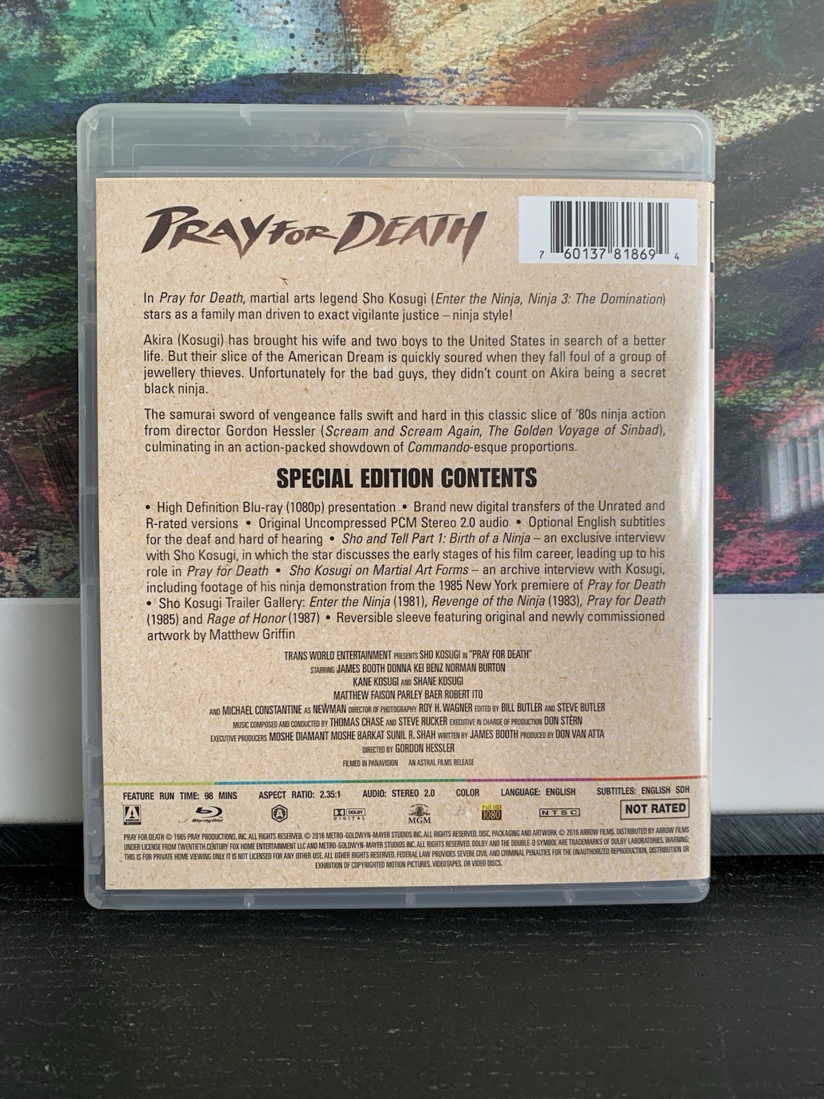 Pray for Death (Blu-ray, 1985) OOP Arrow