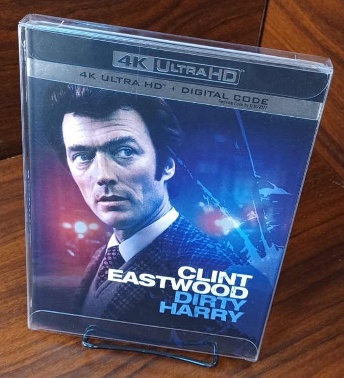 Dirty Harry 1971 (4K)-SLIPCOVER w/PROTECTIVE SLEEVE-NEW (Sealed) -Free Box S&H