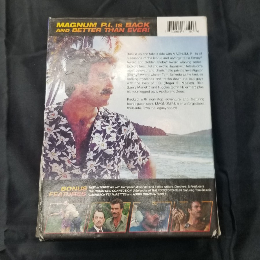 Tom Selleck Magnum, P.I.: The Complete Series Boxed Set VG-VG+ INV#M-407