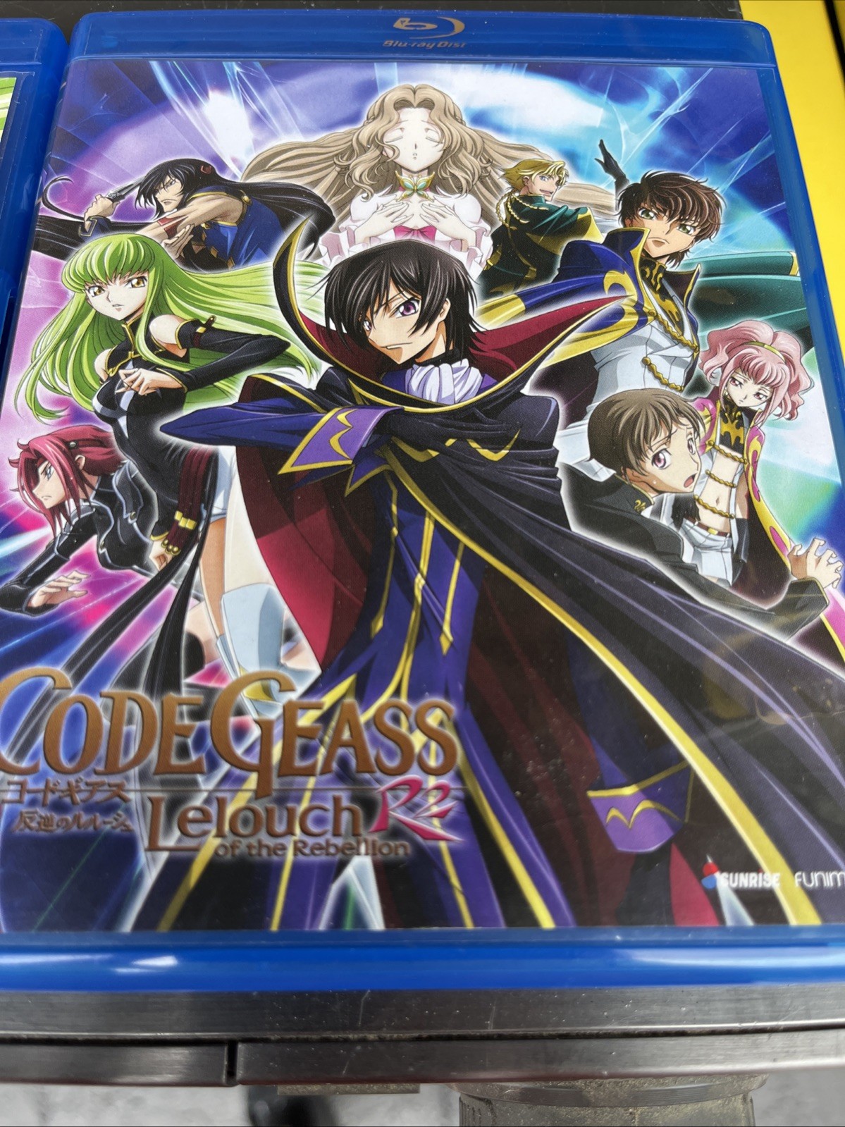 Code Geass Complete Series Blu-Ray English Dub/Sub Season 1 2 R2