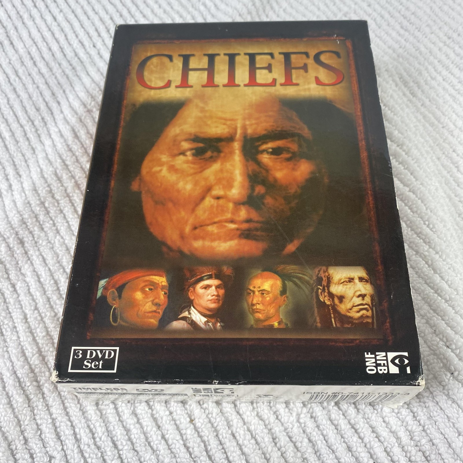 Chiefs 3 DVD Documentary Set Timeless Media NFB Sitting Bull Poundmaker Brant