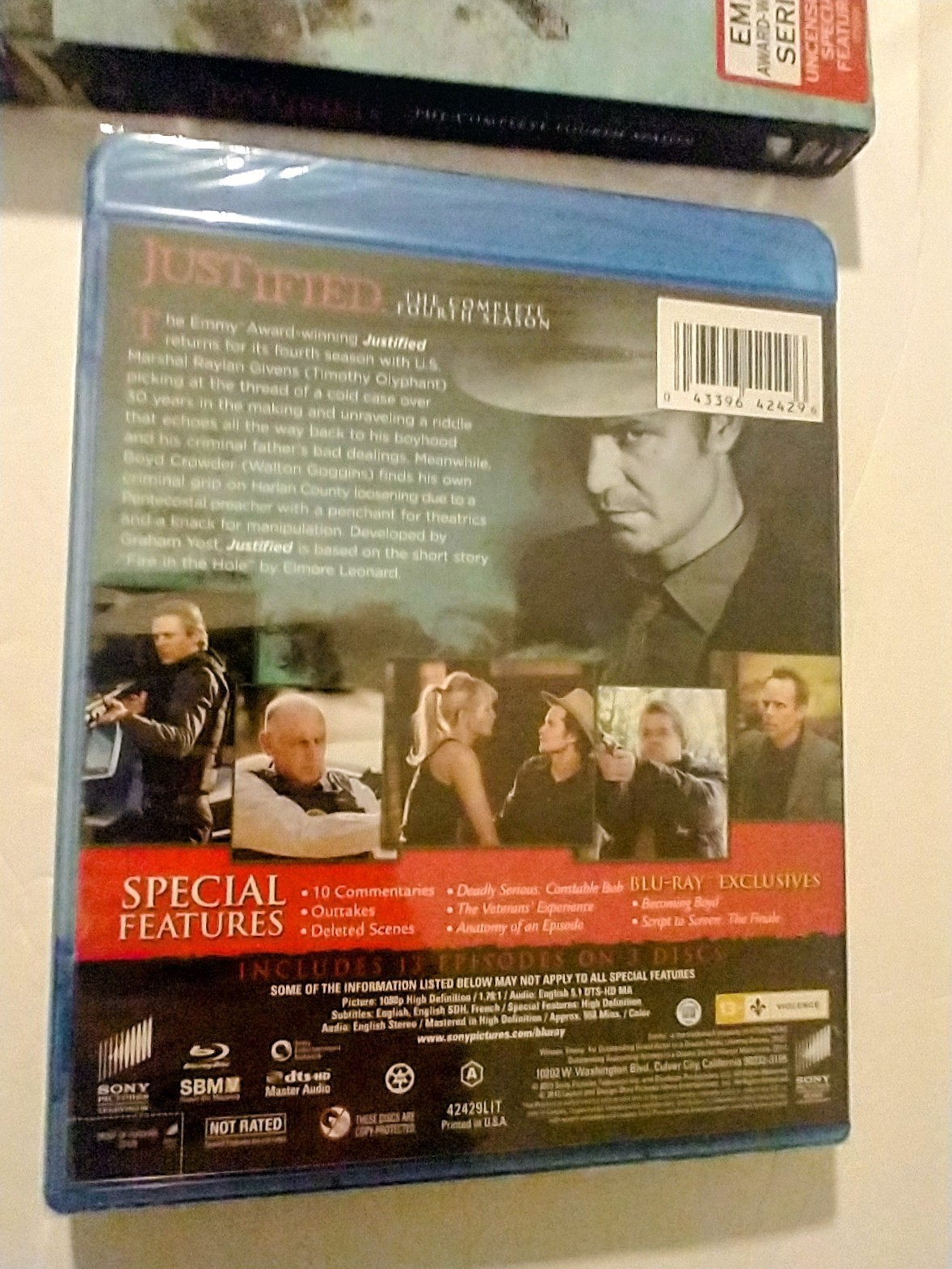 Justified – Justified: The Complete Fourth Season [New Blu-ray] UV/HD Digital