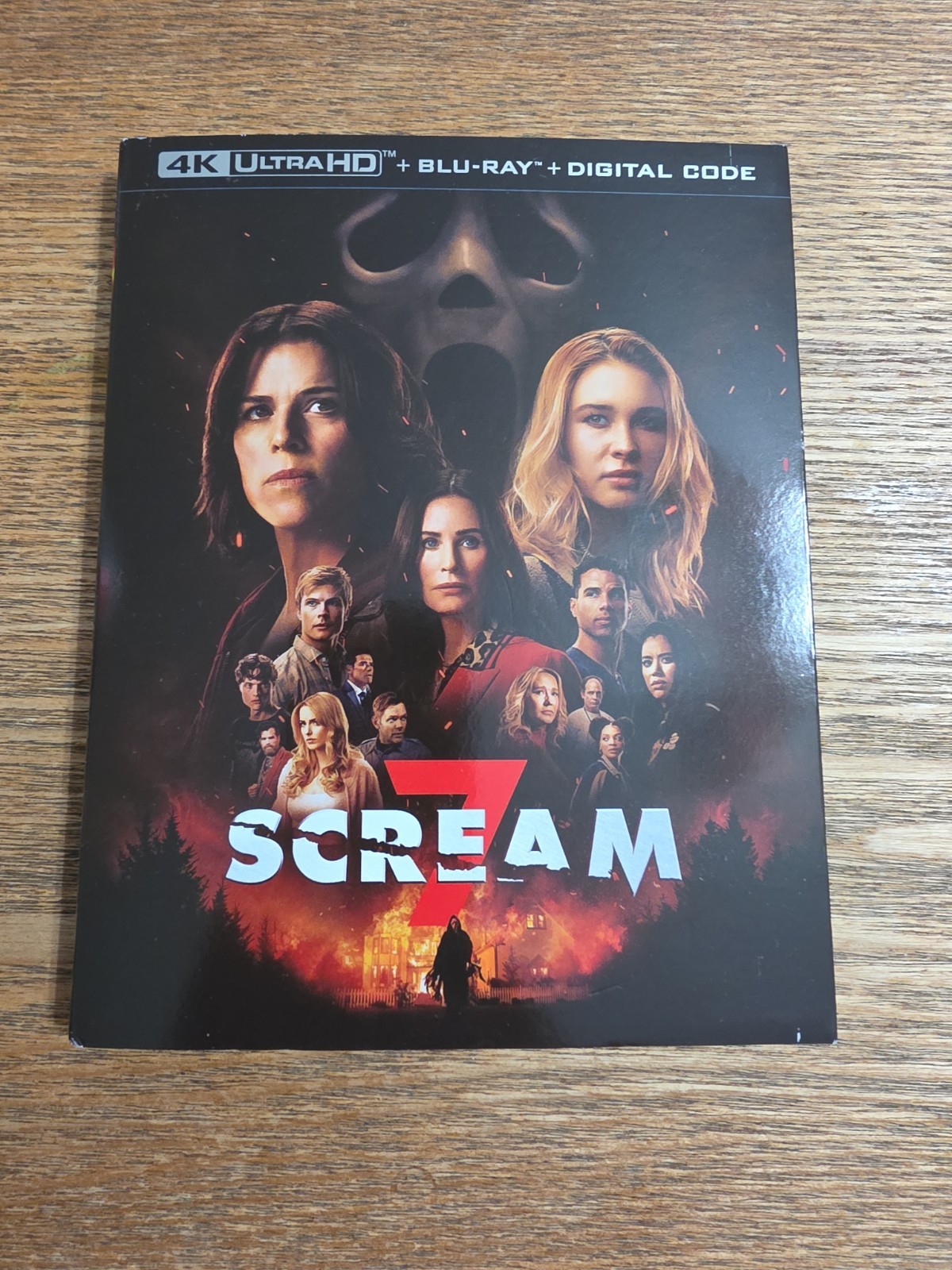Scream 7 (4K ULTRA HD + BLU-RAY + DIGITAL CODE) W/Slipcover Sealed