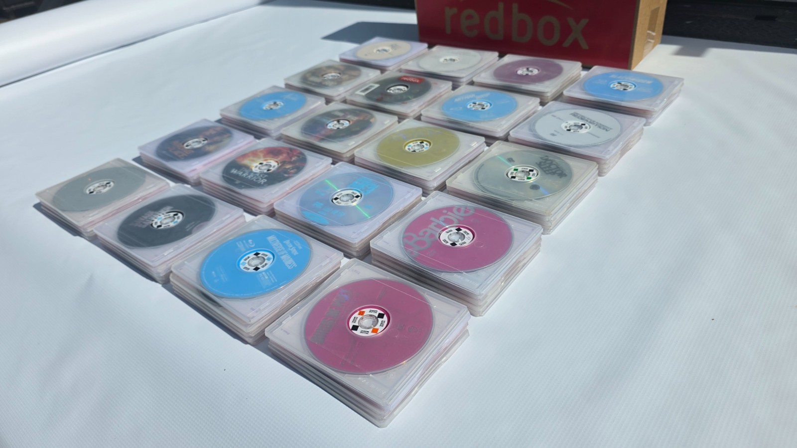 Redbox Movies! Case of 100 Random Titles – DVD and Blu-ray Mix – FREE SHIPPING!