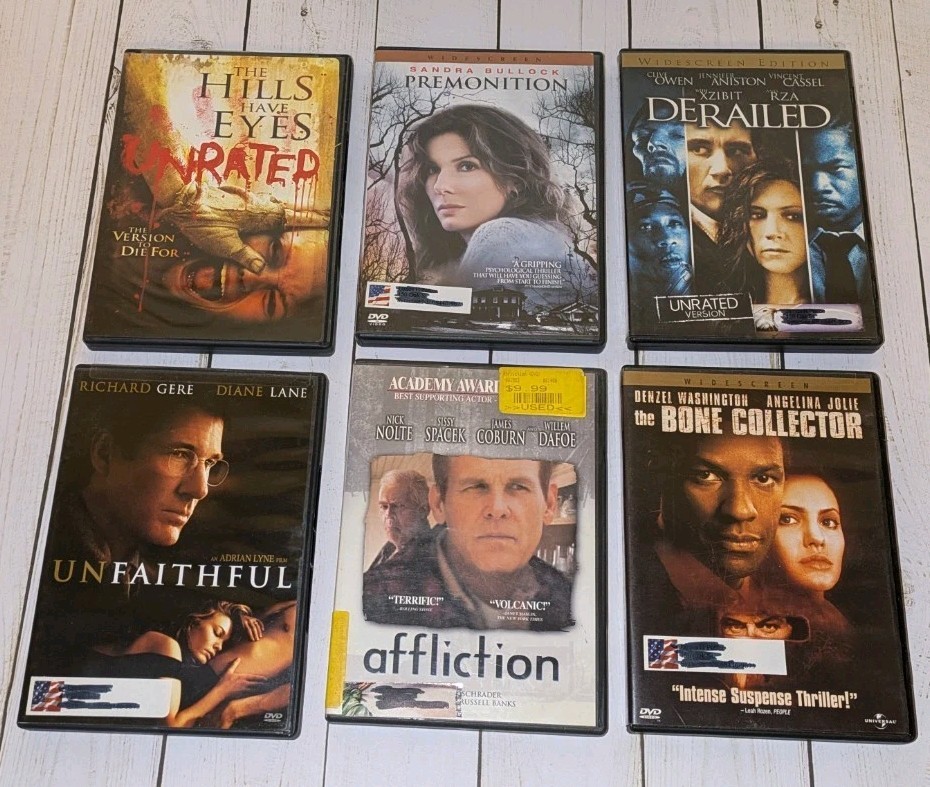DVD Lot – Horror Suspense Mystery Thriller Movies [Saw, Hostel, IT, They +++]