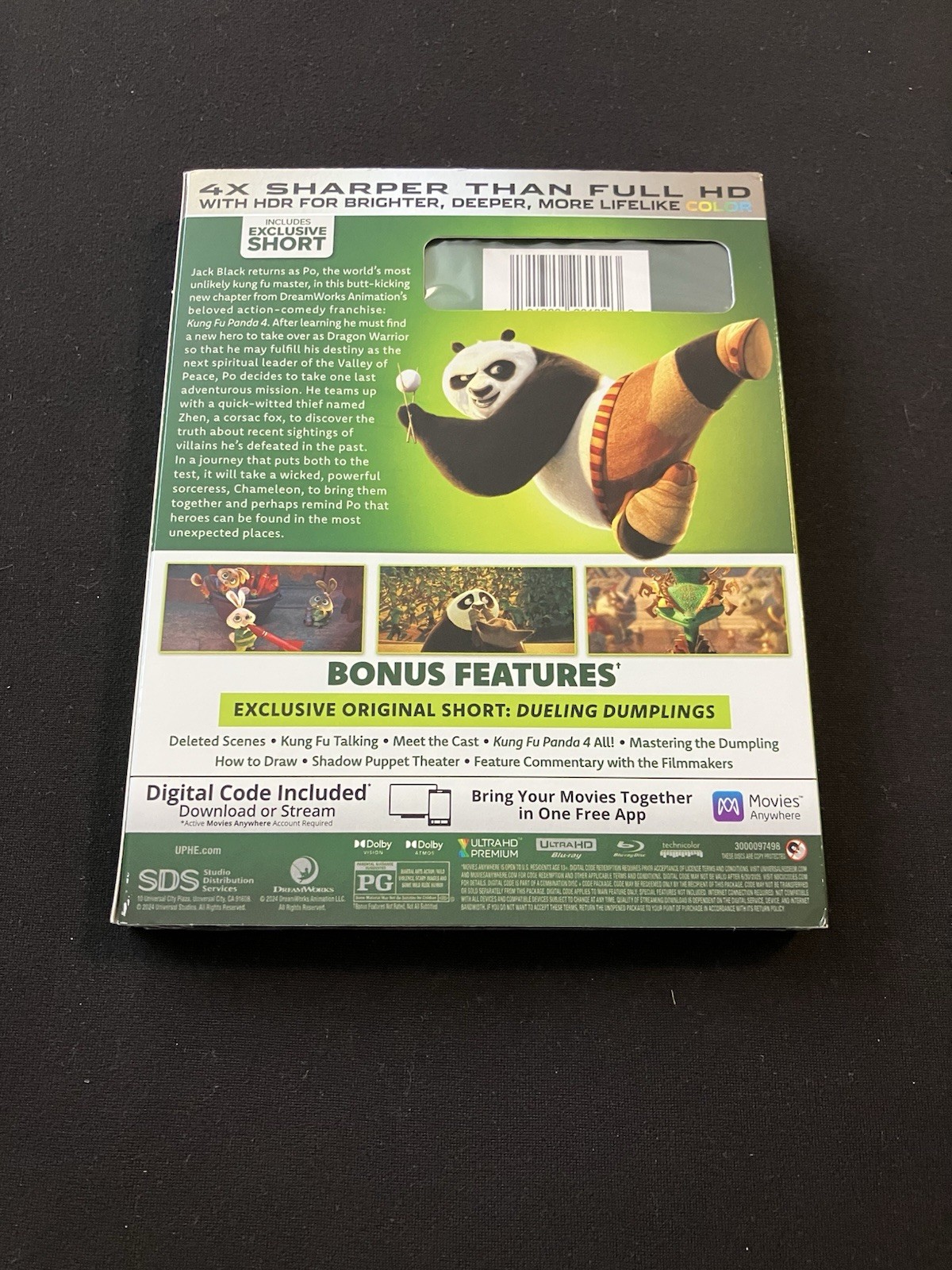 KuNg Fu PaNDa 4: 4K+blu-ray+d/c w/ “OOP” Slipcover “Read Desc” 🐼BRaND NeW🐼