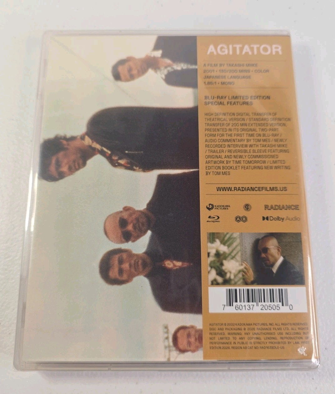 Agitator (Blu-ray) Radiance Limited Edition (2000 Copies) Region A/B Brand New