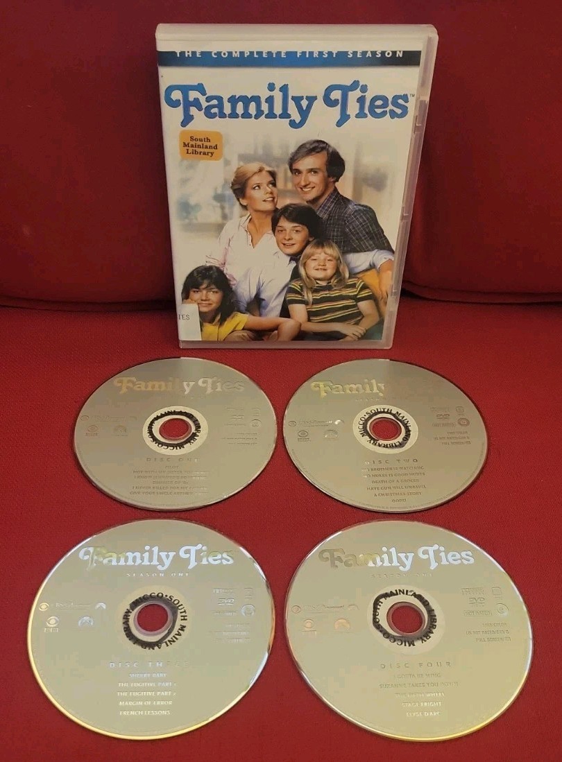 Family Ties: Season 1 2 3 4 5 Michael J. Fox DVD FORMER LIBRARY Justine Bateman