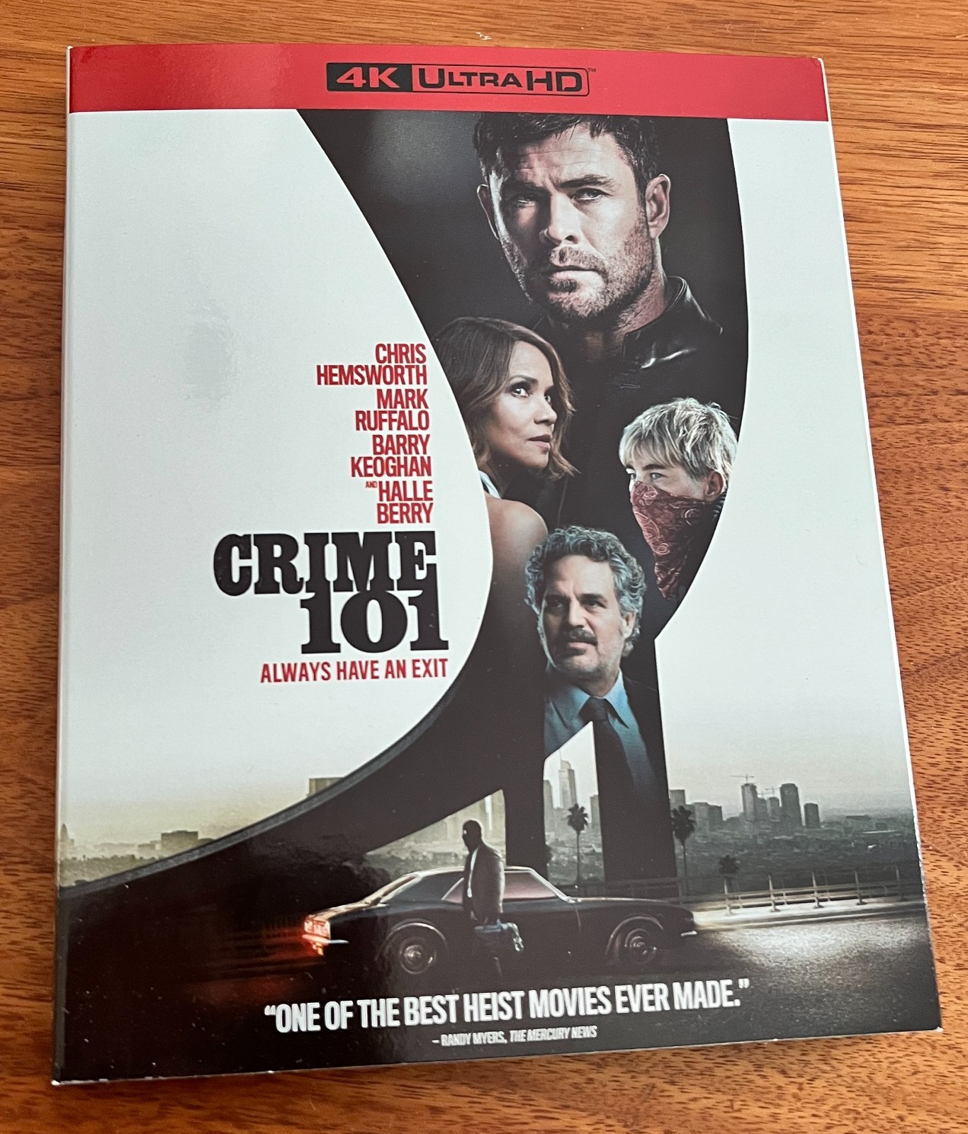 CRIME 101 (4K UltraHD With Slipcover) Chris Hemsworth Barry Koeghan – NEW