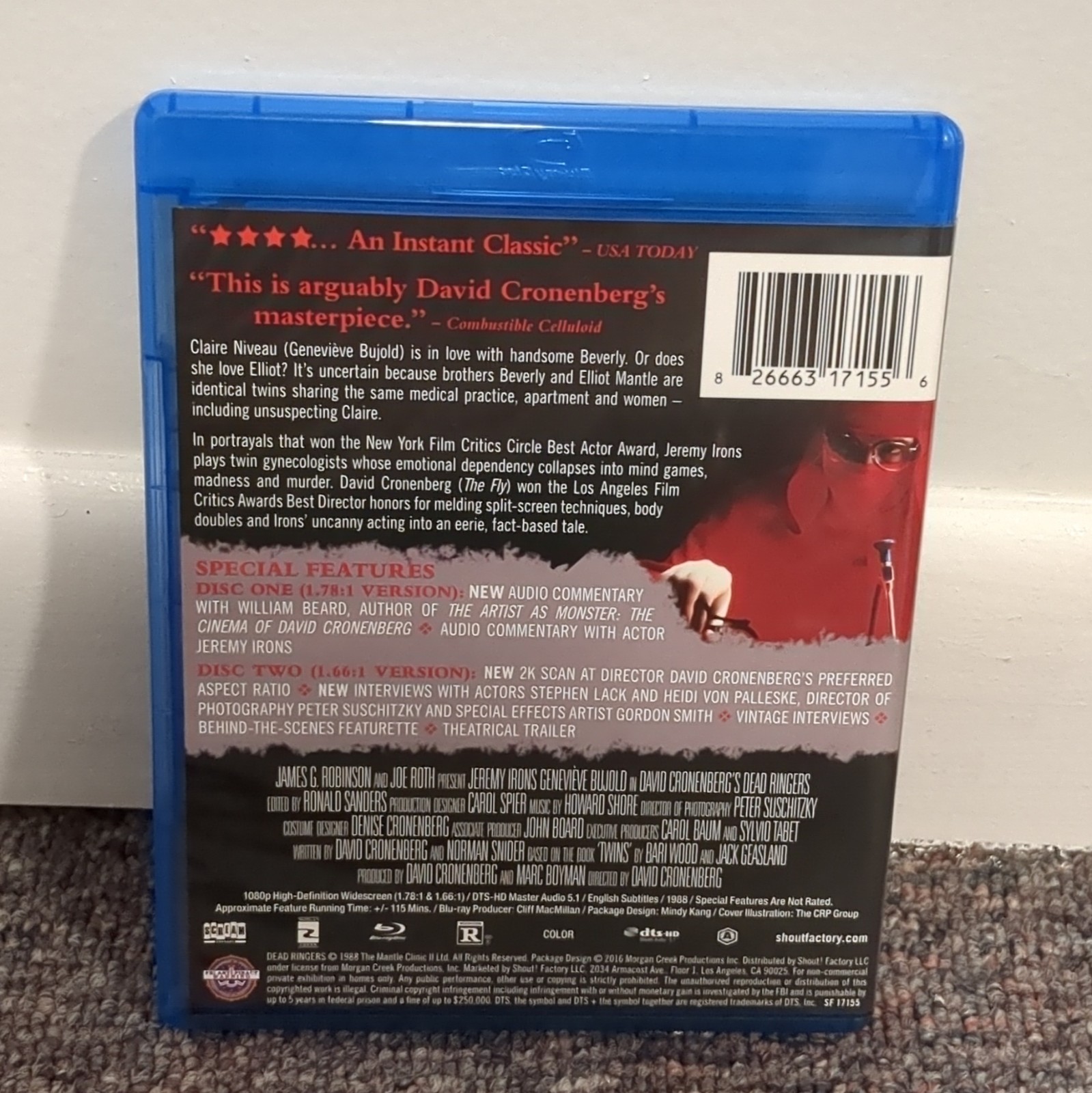 Shout! Factory Dead Ringers Blu-ray Collector’s Edition (1988)
