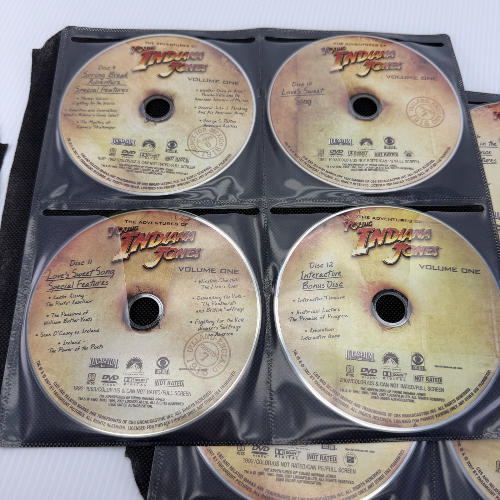 Adventures of Young Indiana Jones: Complete Series Vol 1-3 DVD (31 Discs) *READ