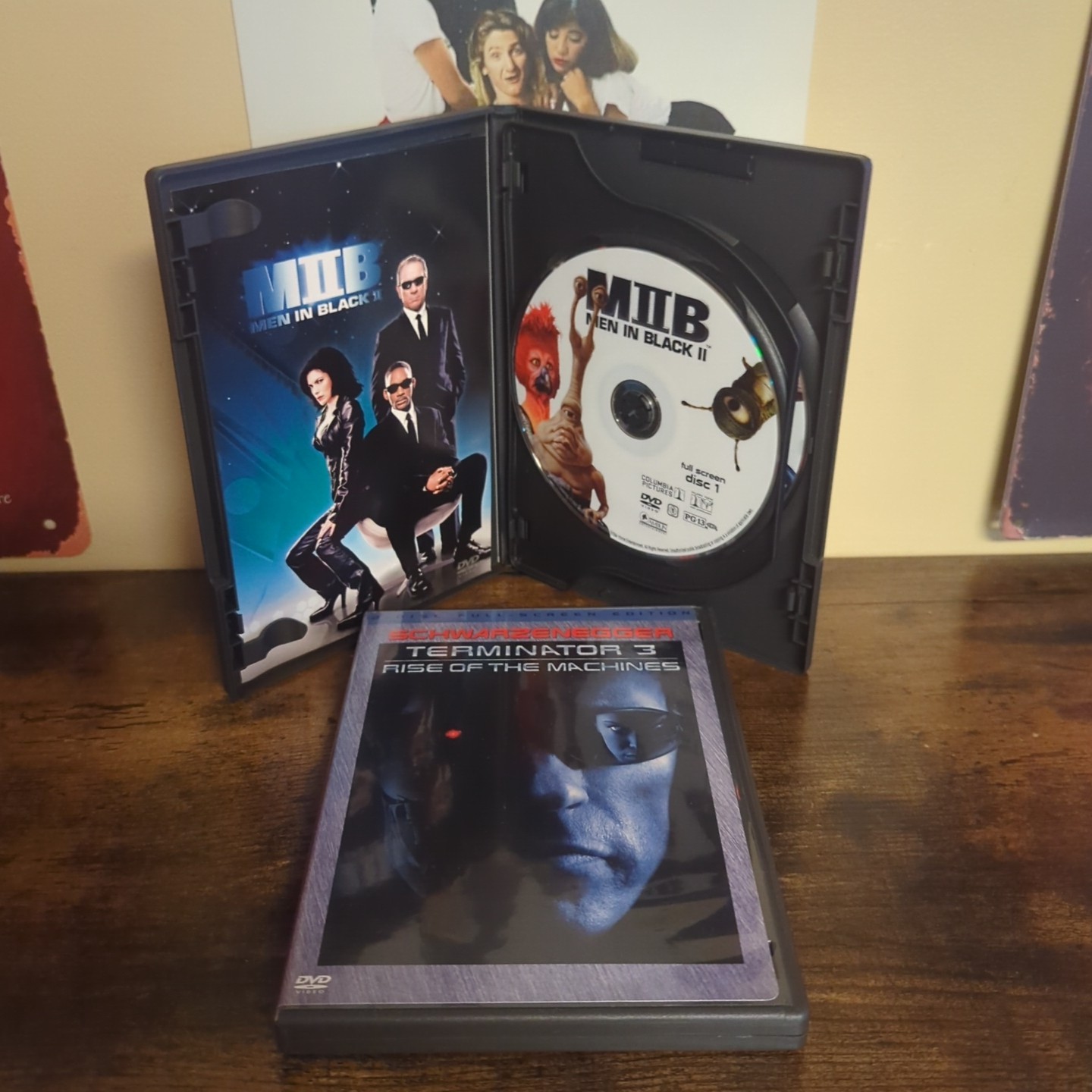 Lot Of 2 DVDs “Men In Black 2” & “Terminator 3 (Rise of The Machines” Very Good+