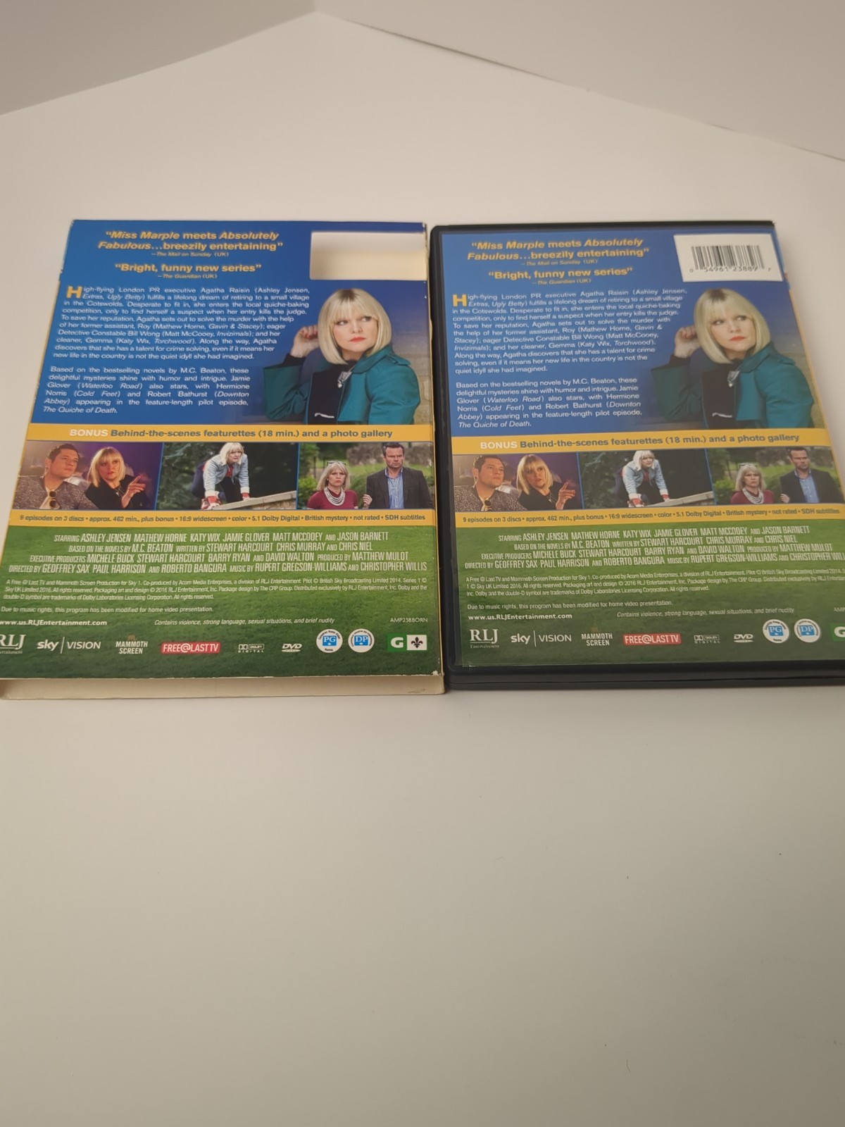 Agatha Raisin Series 1 DVD British Mystery Comedy Drama Ashley Jensen Complete