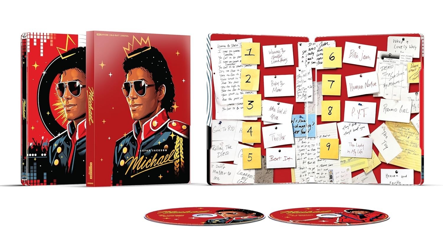 MICHAEL 2026 STEELBOOK 4K ULTRA HD + BLU-RAY + DIGITAL NEW! PRE-SALE 7/14/26