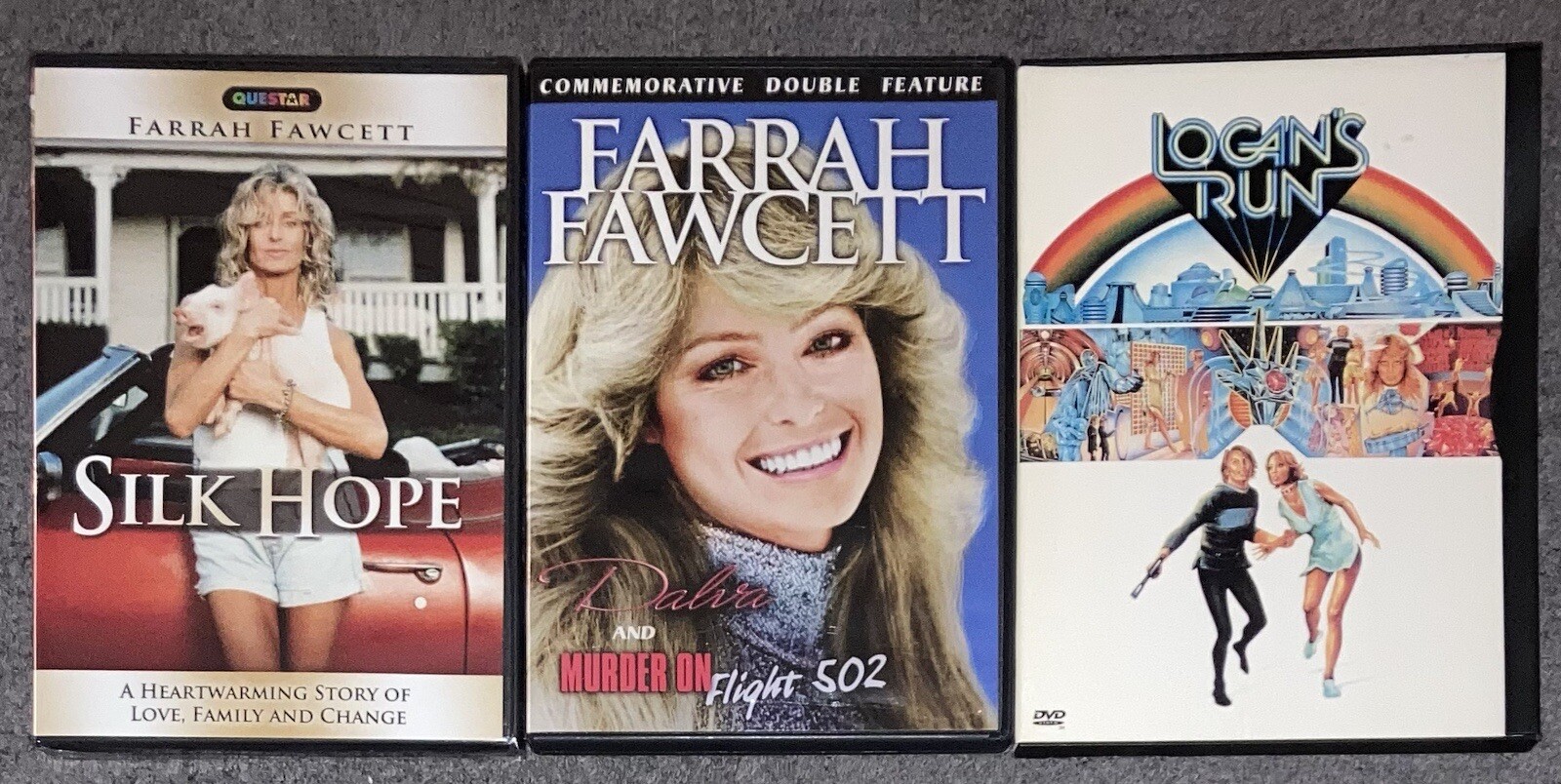 Farrah Fawcett DVD Collection: Dalva/Silk Hope/Logan’s Run/Murder On Flight 502