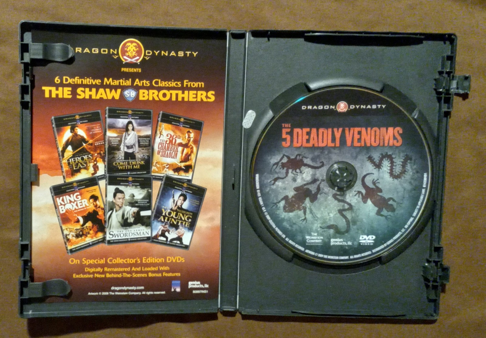 Shaw Brothers – Lot of 11 – Original Dragon Dynasty DVD’s – Region 1