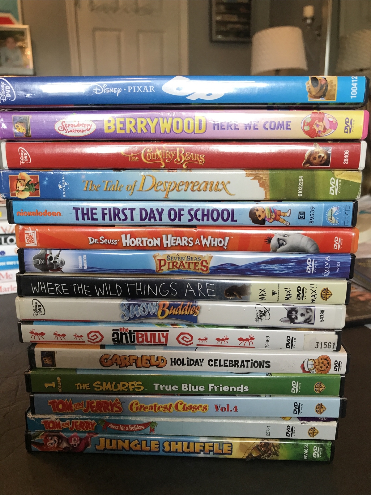 15 Animated Cartoon DVDs. Kids Movies