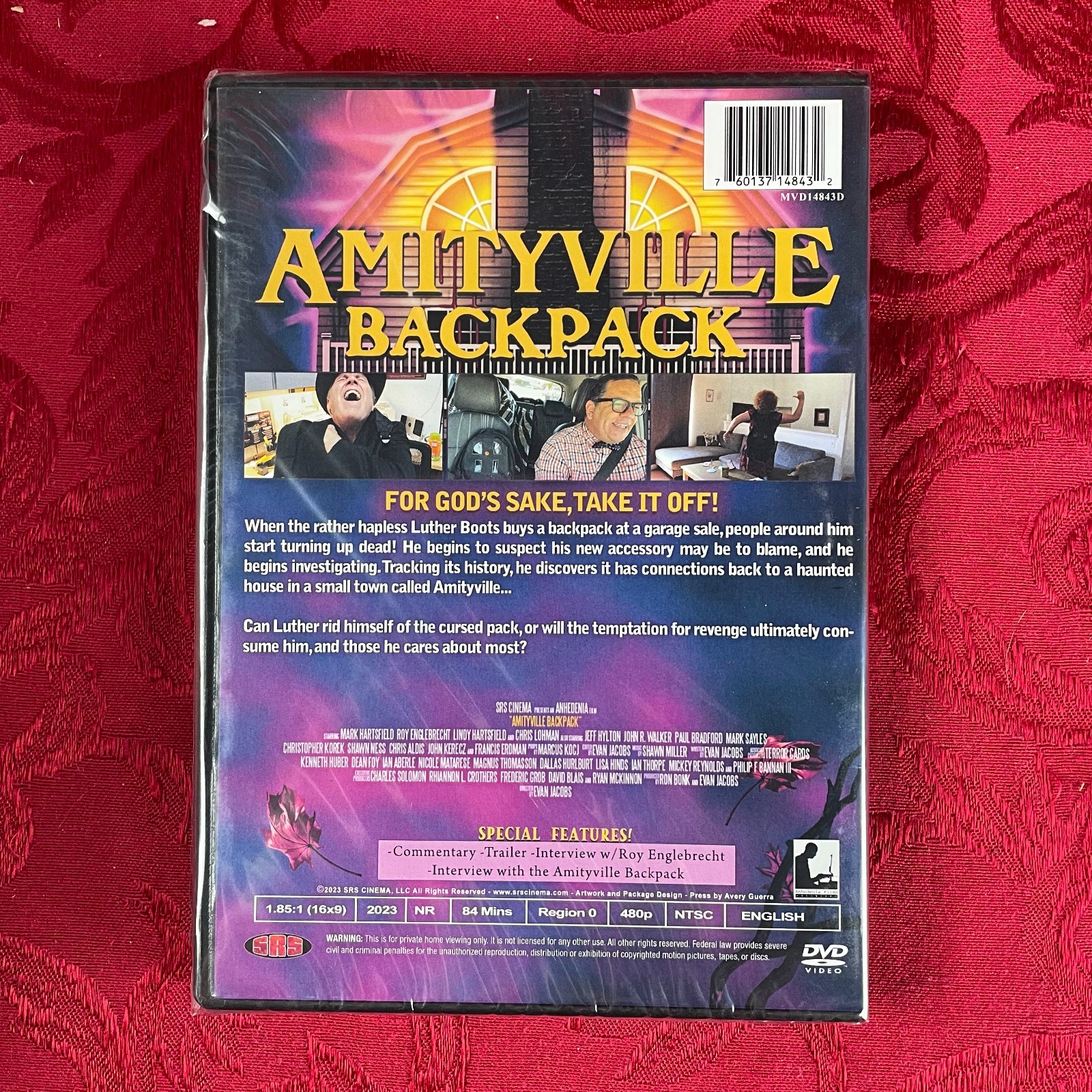 SRS CINEMA AMITYVILLE MOVIE BUNDLE (DVD) Avery Guerra, 4 Films, Region FREE/0