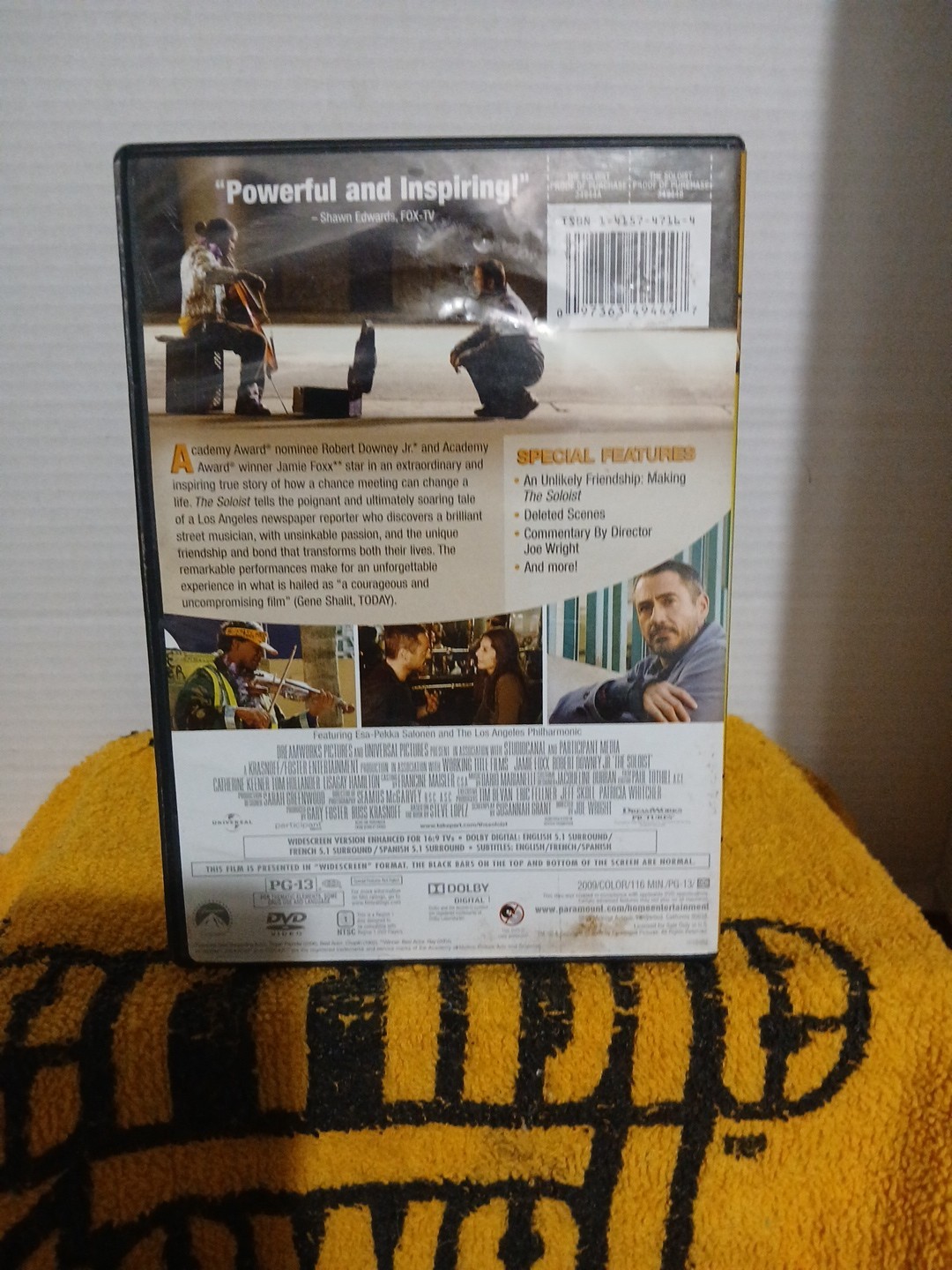 The Soloist (2009 DVD 116 Min Rated PG-13) Robert Downey Jr