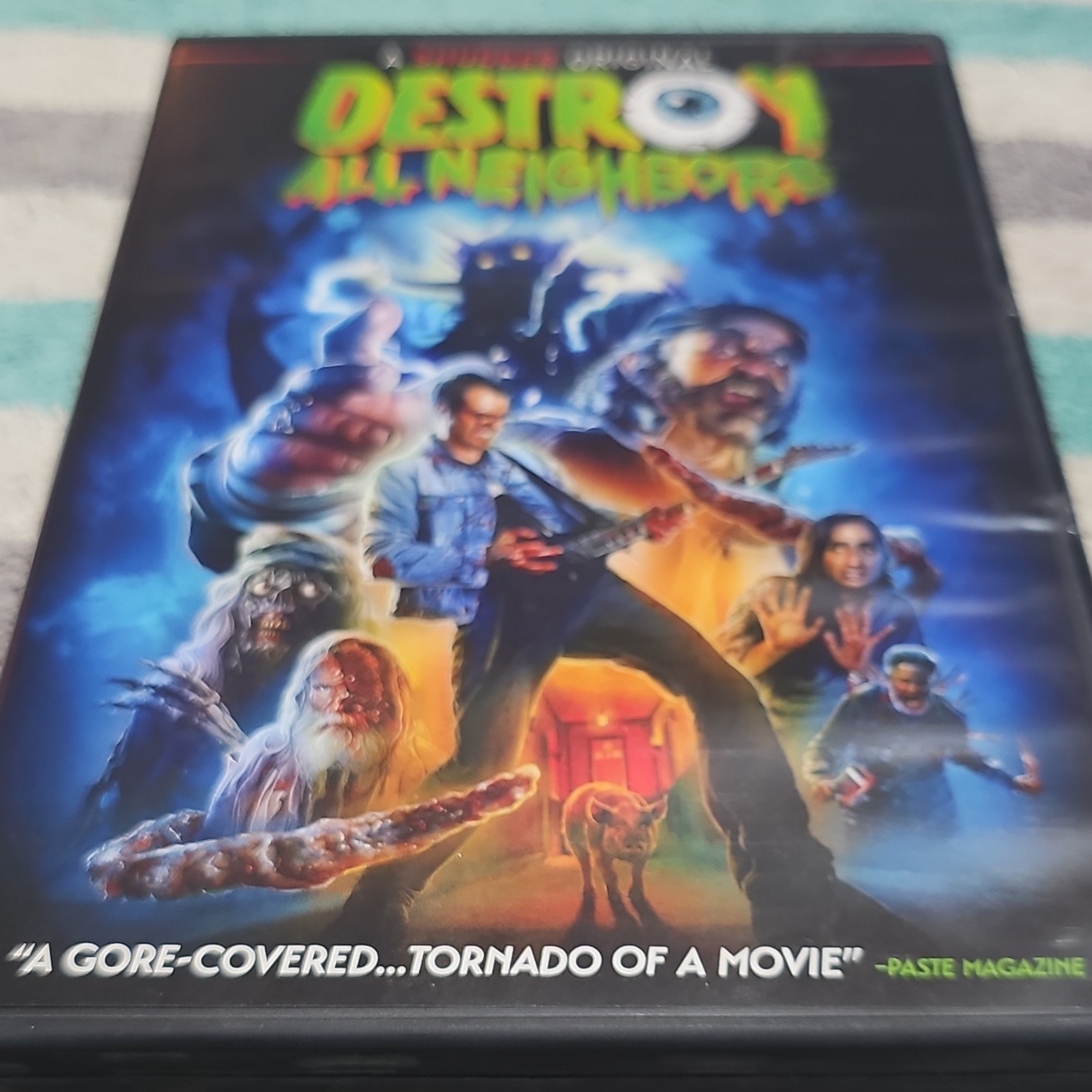 Shudder Destroy All Neighbors (2024) DVD Horror w/Commentary, BTS 86 min