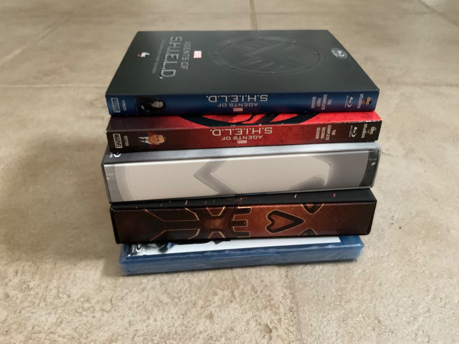 Marvel Agents of S.H.I.E.L.D. Seasons 1-5 Blu-ray (1,2,3,4 opened, 5 Brand New.