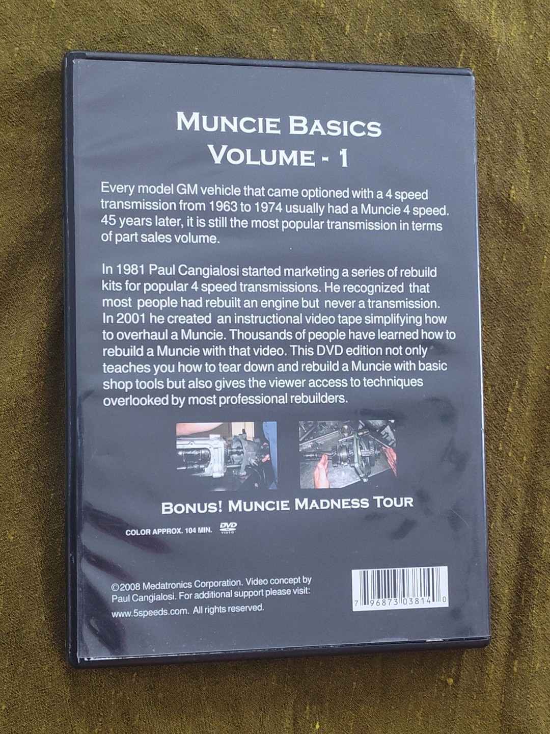 Muncie Basics Vol 1 GM 4 Speed Transmission Automotive Instructional Dvd