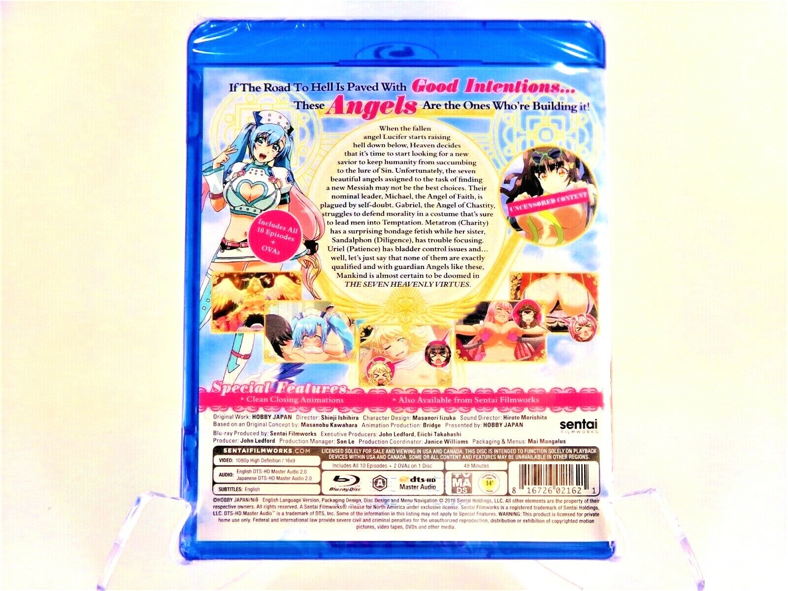 THE SEVEN HEAVENLY VIRTUES Complete Anime Collection (BLU-RAY, 2018) UNCENSORED