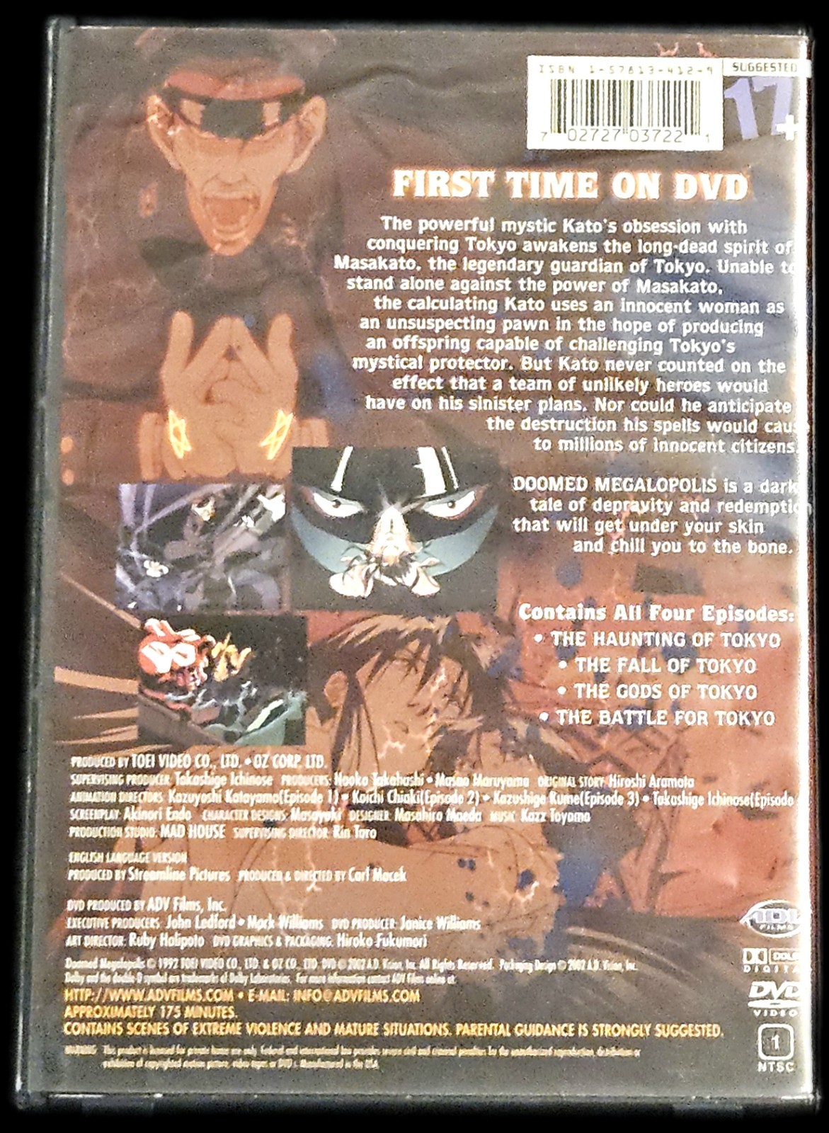 Doomed Megalopolis (DVD, 2002)