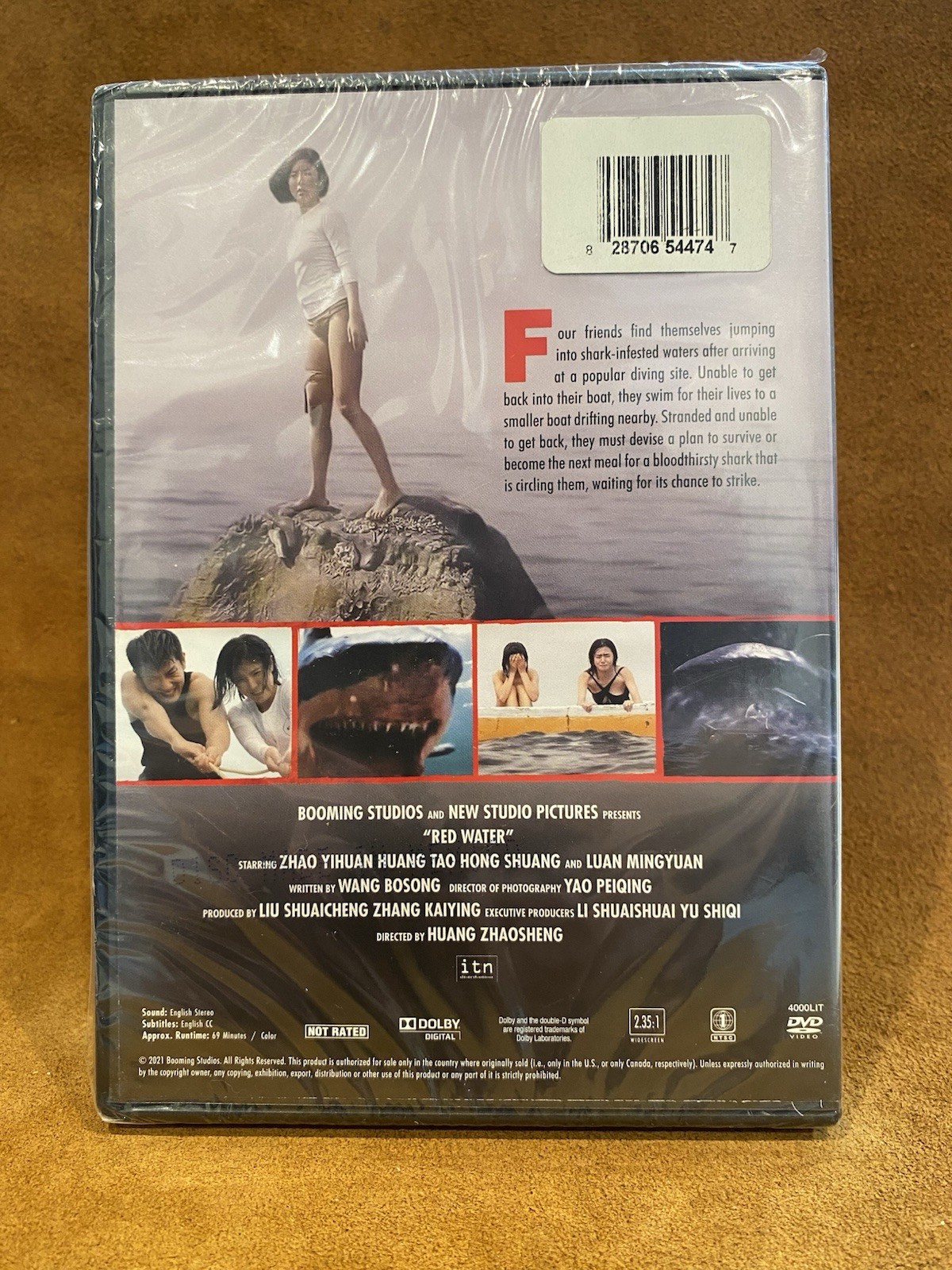 Red Water (DVD, 2021) SURVIVAL SHARK HORROR – BRAND NEW SEALED – SHIPS FAST!