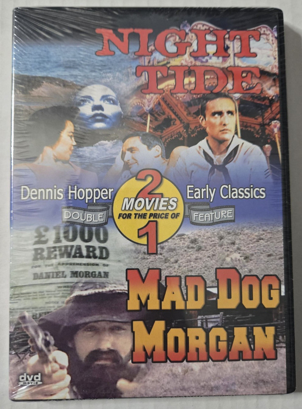 NEW Night Tide & Mad Dog Morgan (DVD, 2004, 2 Movies) Dennis Hopper, SEALED