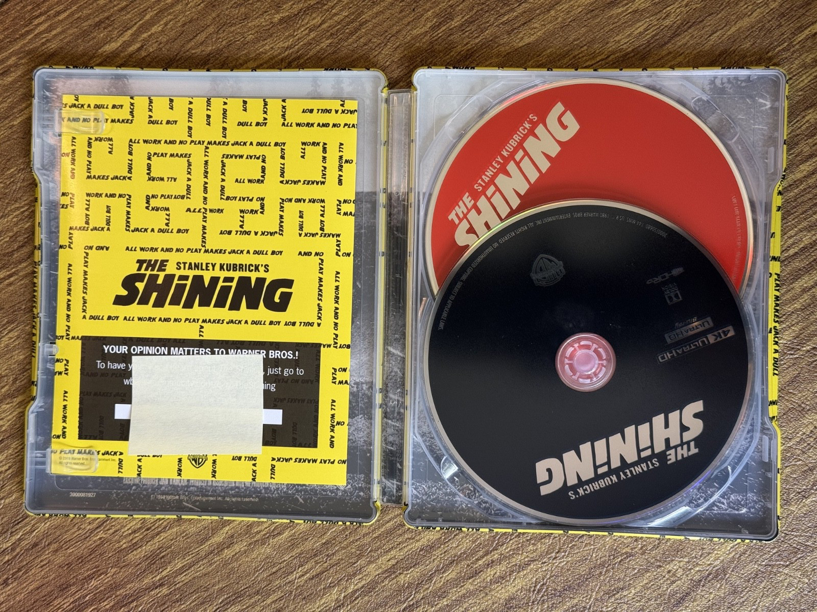 The Shining (4K UHD/Blu-ray) Best Buy Exclusive SteelBook OOP Kubrick